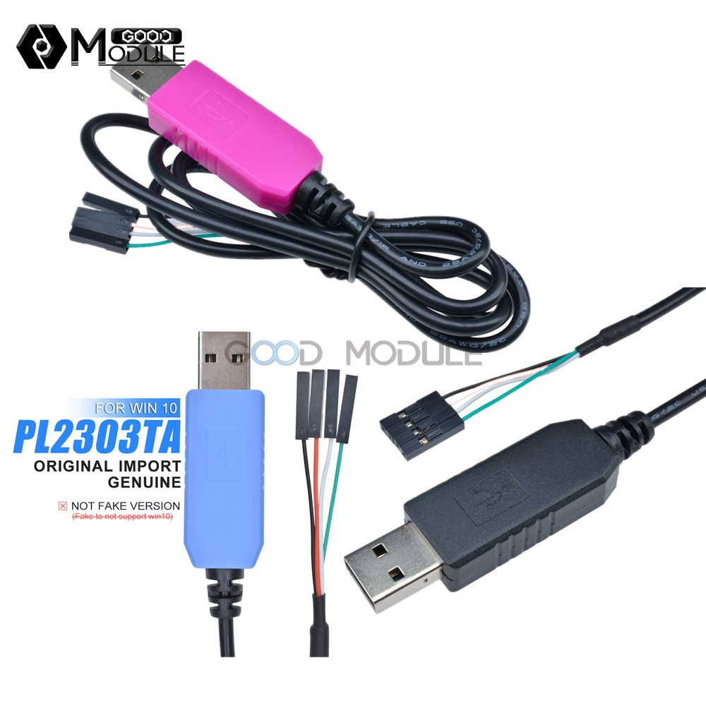 Original PL2303TA//CP2102//CH340G Download Line Compatible WIN10 USB to TTL RS232