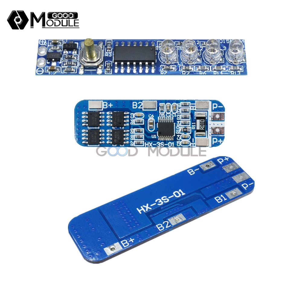 HX-3S-01 3S 12V 10A 18650 BMS Charger Li-ion Lithium Battery Protection ...