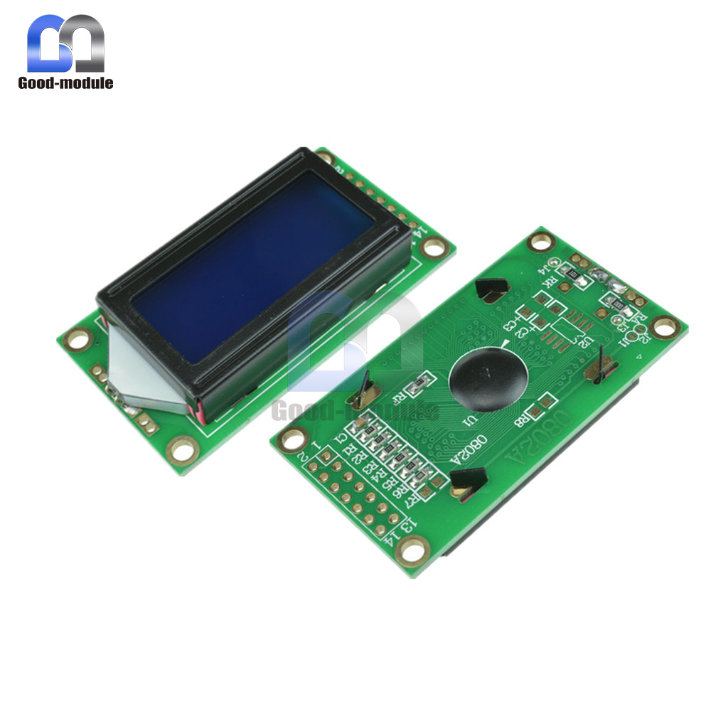 0802 LCD 8x2 Character LCD Display Module LCM Blue Backlight 5V For Arduino