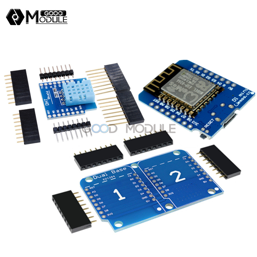 Wemos D1 Esp8266 Esp 12 Dht11 Nodemcu Lua Dual Base Wifi Developpement 7997