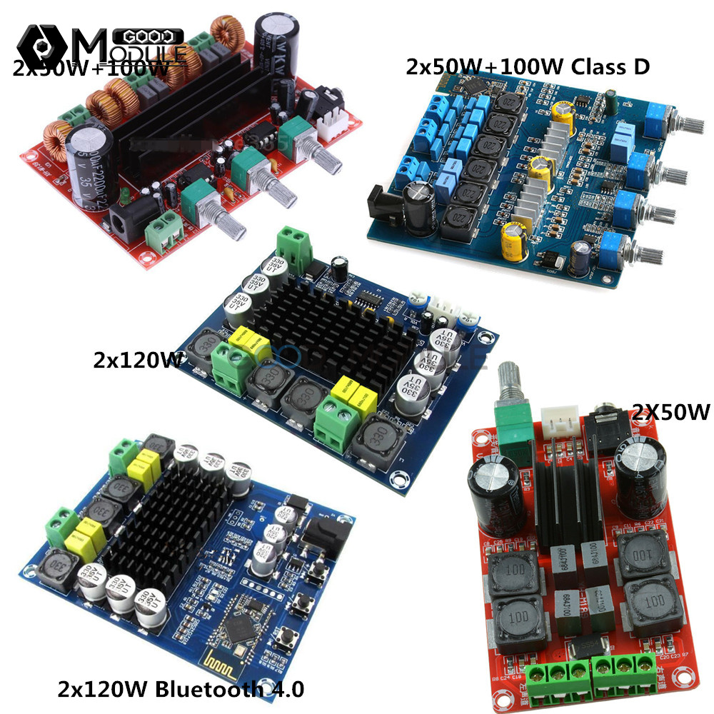 TPA3116D2 100//200//240W Subwoofer Stereo Audio Power Amplifier Board Blue//Red