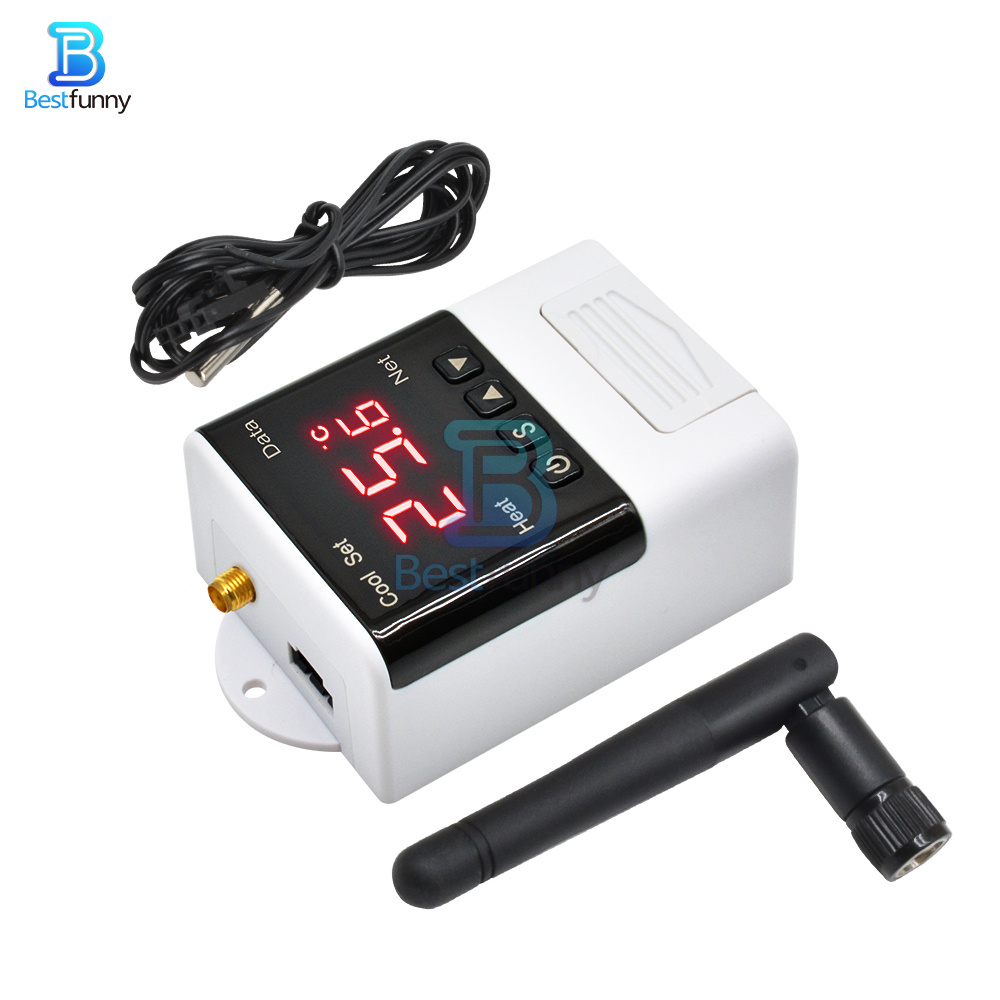 STC-1000X Digital Temperature Controller Thermostat with Sensor 50 ℃ ~ 99 ℃ Alarm Smart LED AC110V-220V