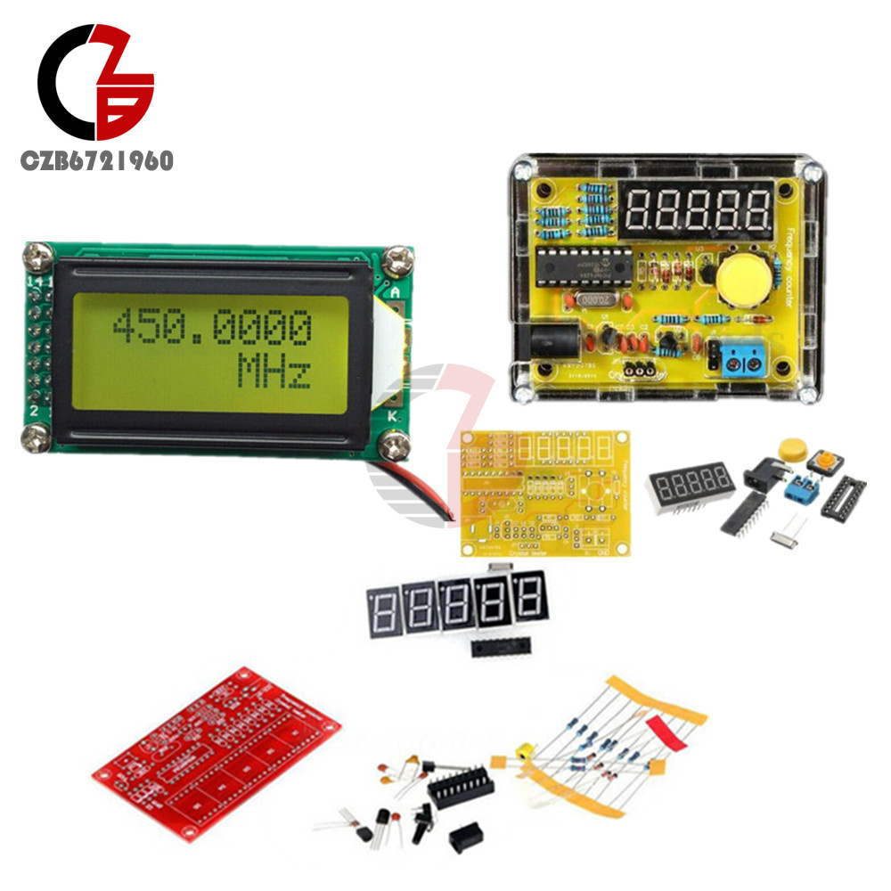 1Hz50MHz 1MHz1.1GHz Frequency Counter Crystal Oscillator Tester DIY