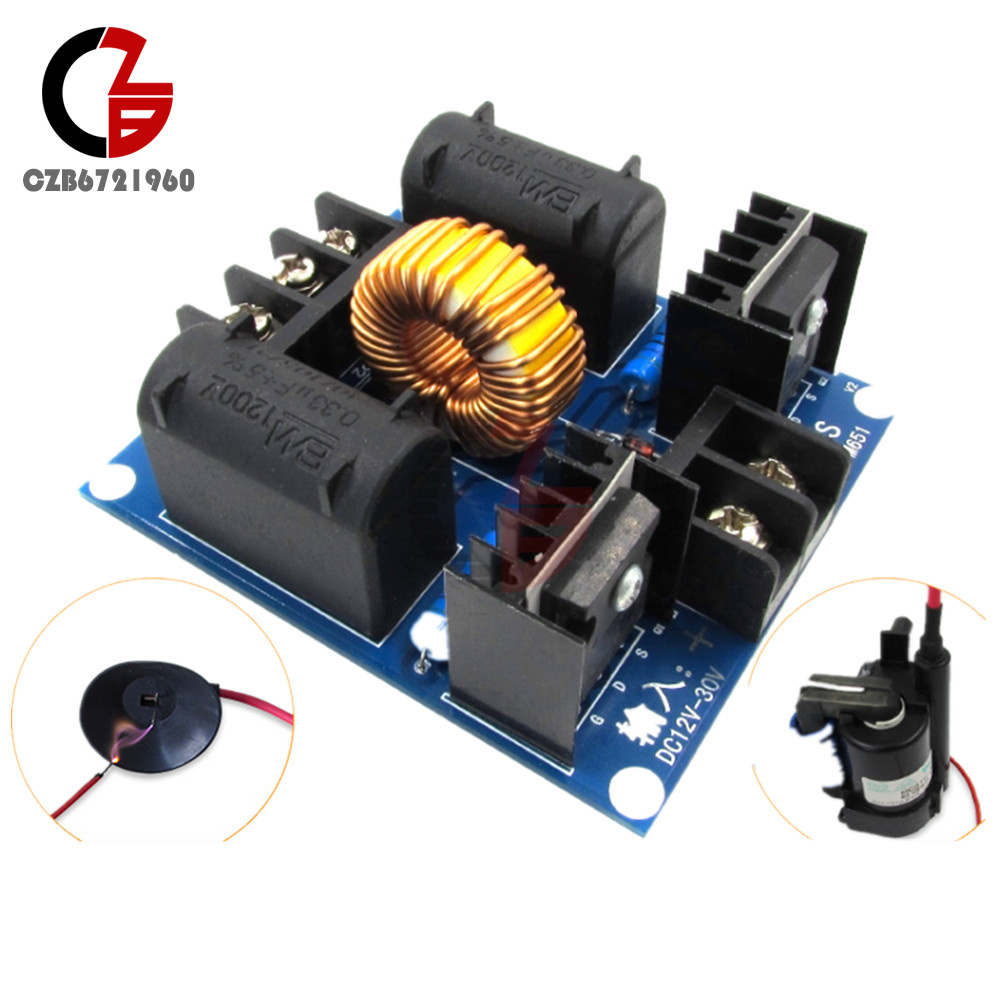 12V-30V courant continu ZVS Tesla Coil Marx Générateur Haute Tension Alimentation 20 A 1000 W