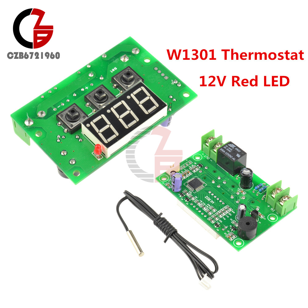W1209/WK W1301 W1308 W3230 DC 12 V Thermostat Température Contrôle Interrupteur Capteur 