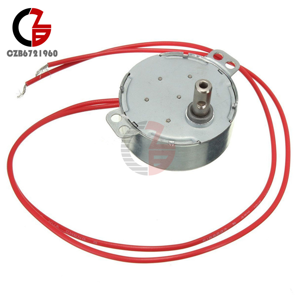 TYC-50 Synchronous Motor AC 12V 50/60Hz 5/6RPM CW/CCW 4W For Microwave ...