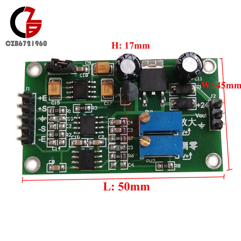 DC Microvolt/ Milivolt Voltage Amplifier Board AD620 Signal Adjustable
