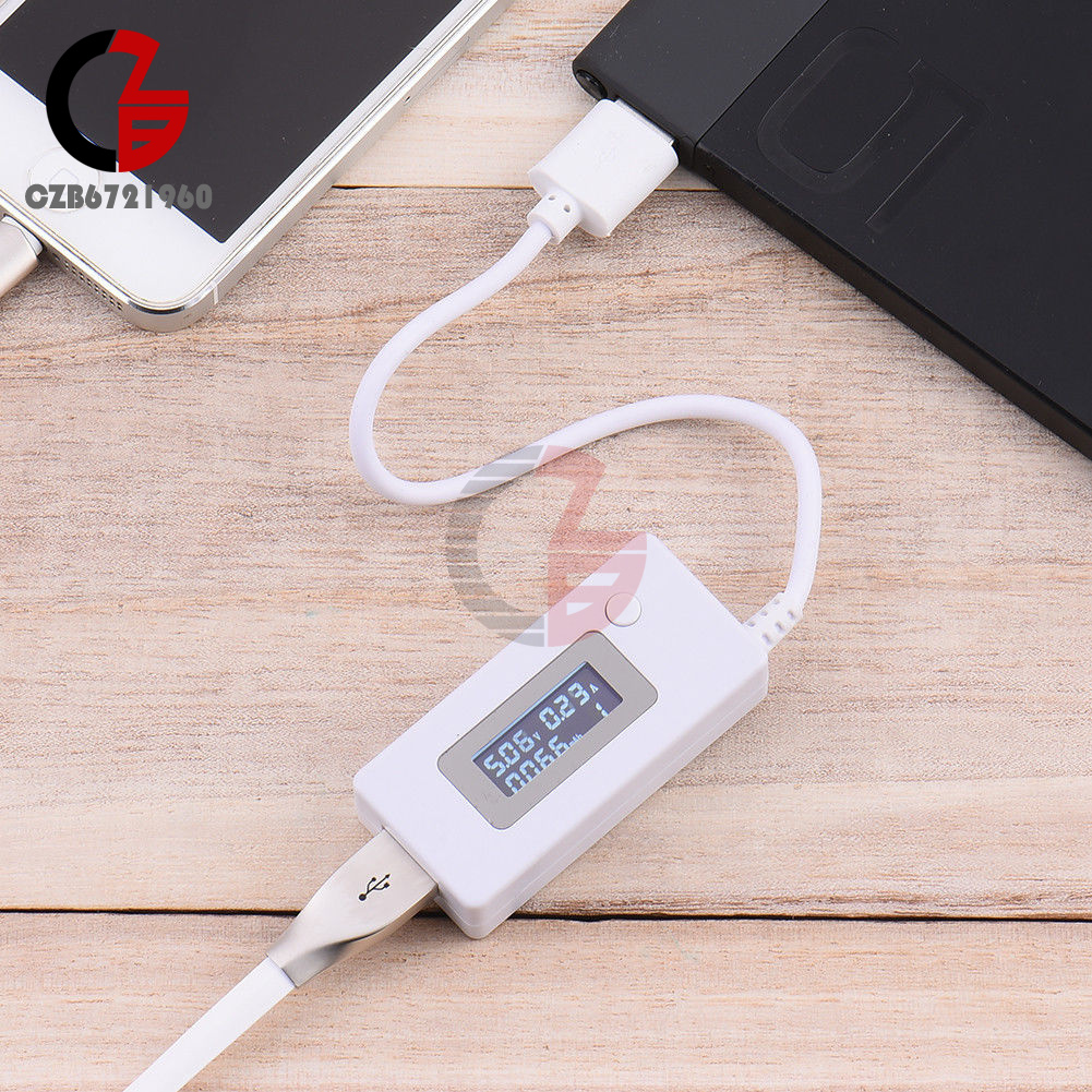 LCD USB Charger Doctor Tester Battery Capacity Voltage Current Meter Detector
