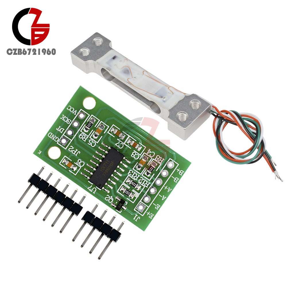HX711 24 Bit Dual Channel Precision A/D Module+100g Weighing Load Cell ...