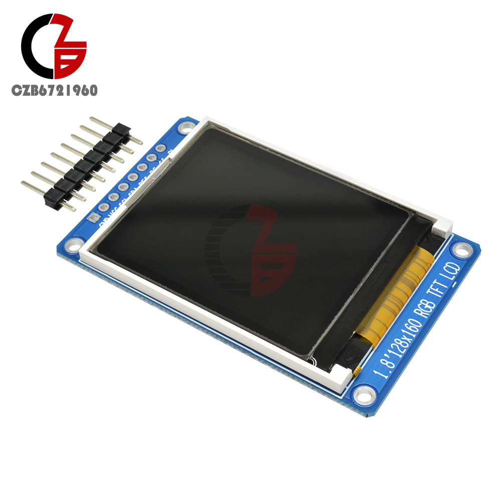 1.8inch TFT Full Color LCD Display Module 128X160 Serial SPI ST7735S ...