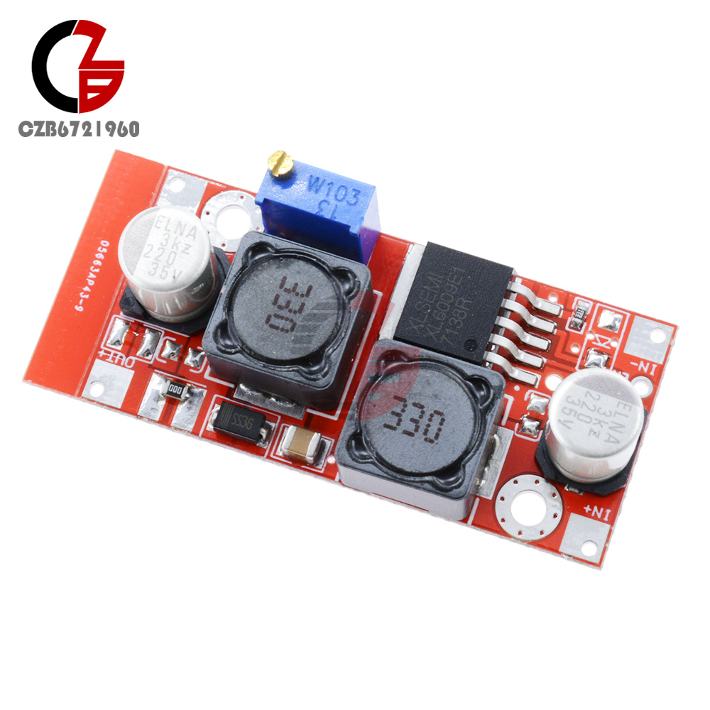XL6009 Automatic DC-DC Buck Boost Converter Step Up Down Power Supply ...