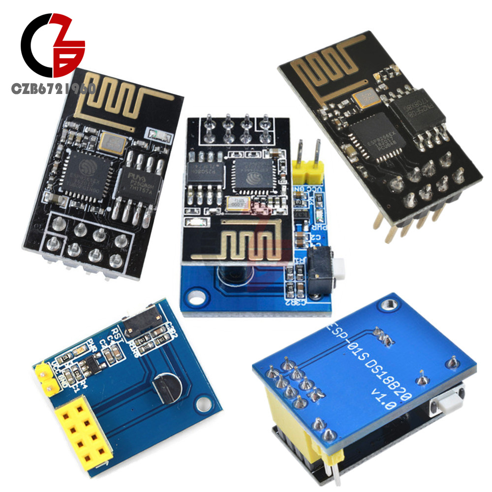 ESP-01/01S ESP8266 WIFI Wireless Transceiver DS18B20 Temperature Sensor ...