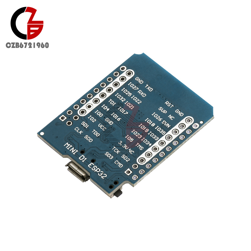 thumbnail image 2 of D1 Mini ESP32 ESP-32 WiFi + Bluetooth Development Board – CH9102 Chip – ESP-WROOM-32 Module 2 of 5