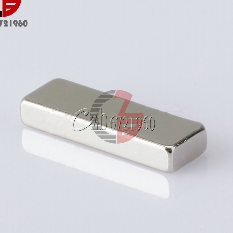 thumbnail image 2 of 10 Pack N52 Neodymium Magnets – Strong Rare Earth Block Magnets – 40x10x4mm 2 of 6