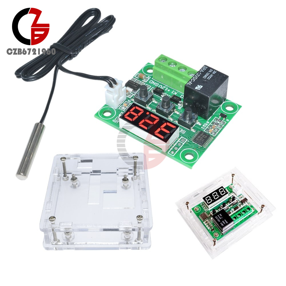 W1301 W1209//WK W1308 W3230 DC 12V Thermostat Temperature Control Switch Sensor