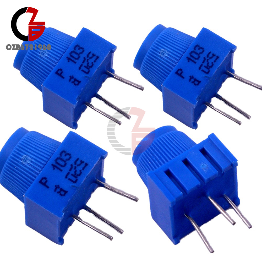 10PCS 3386P1103 Trimpot Potentiometer 10K with Knob High Precision