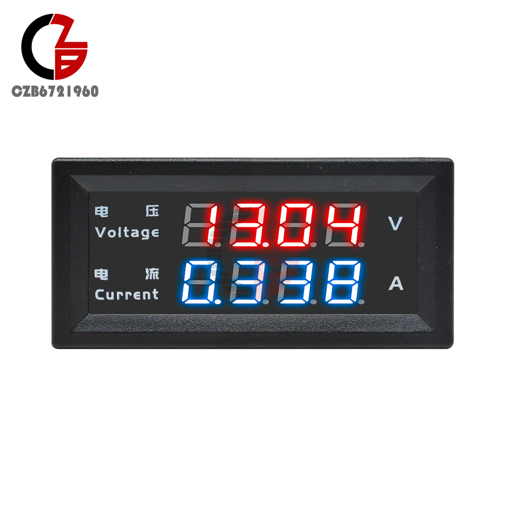 M4430 4 Bit 5 Drähte 0 100v 10a Voltmeter Amperemeter Led Dual Digital