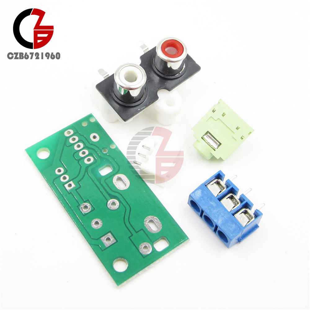 Audio Switch Board RCA to 3.5mm Socket Front Board 5V DIY Kit For