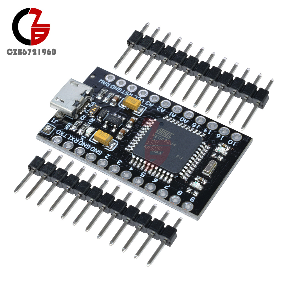 Pro Micro USB ATMEGA32U4 5V 16MHz Controller Board with Bootloader for ...