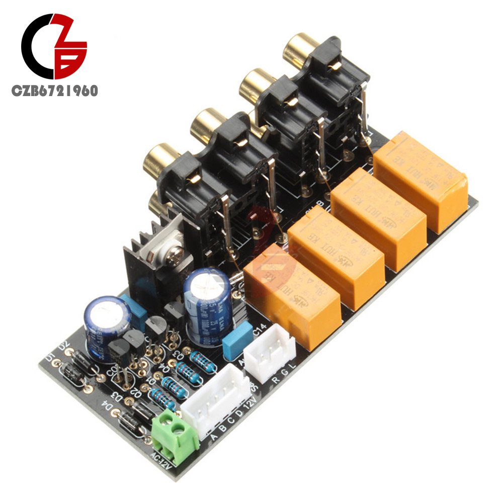 Audio Input Signal Selector Relay Board/Signal Switching Amplifier