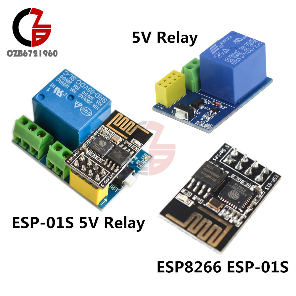 5V Wifi Relay Module ESP8266 ESP-01S Board for Smart Home DIY TOI APP Controller