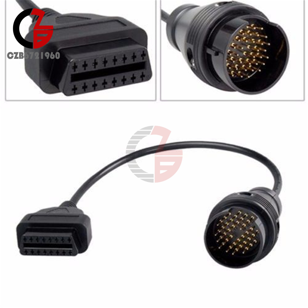 For Mercedes Benz 38 Pin To ObdⅡobd2 16 Pin Diagnostic Adapter Connector Cable Ebay