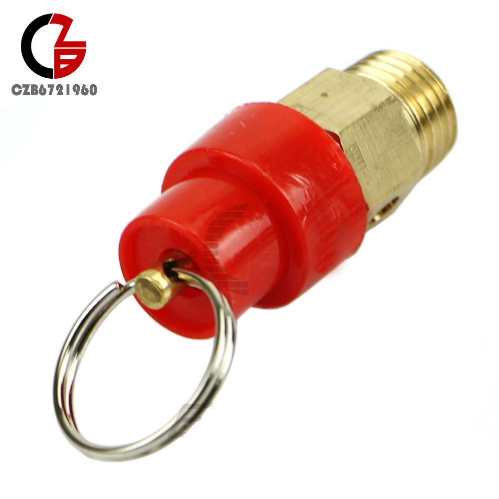 1/4'' 1KG BSP Air Compressor Safety Relief Valve 0.1MPa Gas Pressure