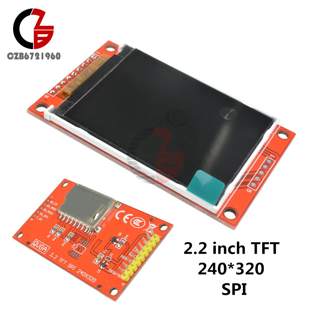 2.2 inch TFT LCD Display Module SPI ILI9341 240x320 for 51/AVR/STM32/ARM Arduino