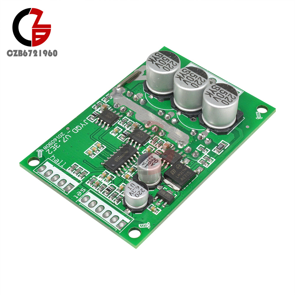 500W JY01 Brushless Motor Controller w/ Balanced DC 12-36V Auto Hall ...