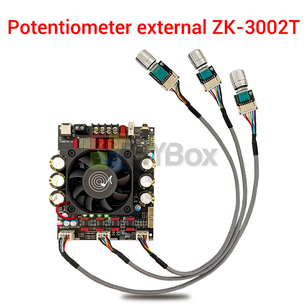 ZK-3002T Bluetooth Digital Amplifier Board 2.0 Stereo 300W*2 Hi