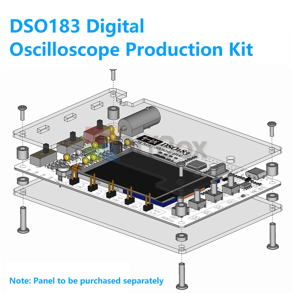 DIY Electronic Kit DSO183 Digital Oscilloscope DIY Teaching DC5V 0