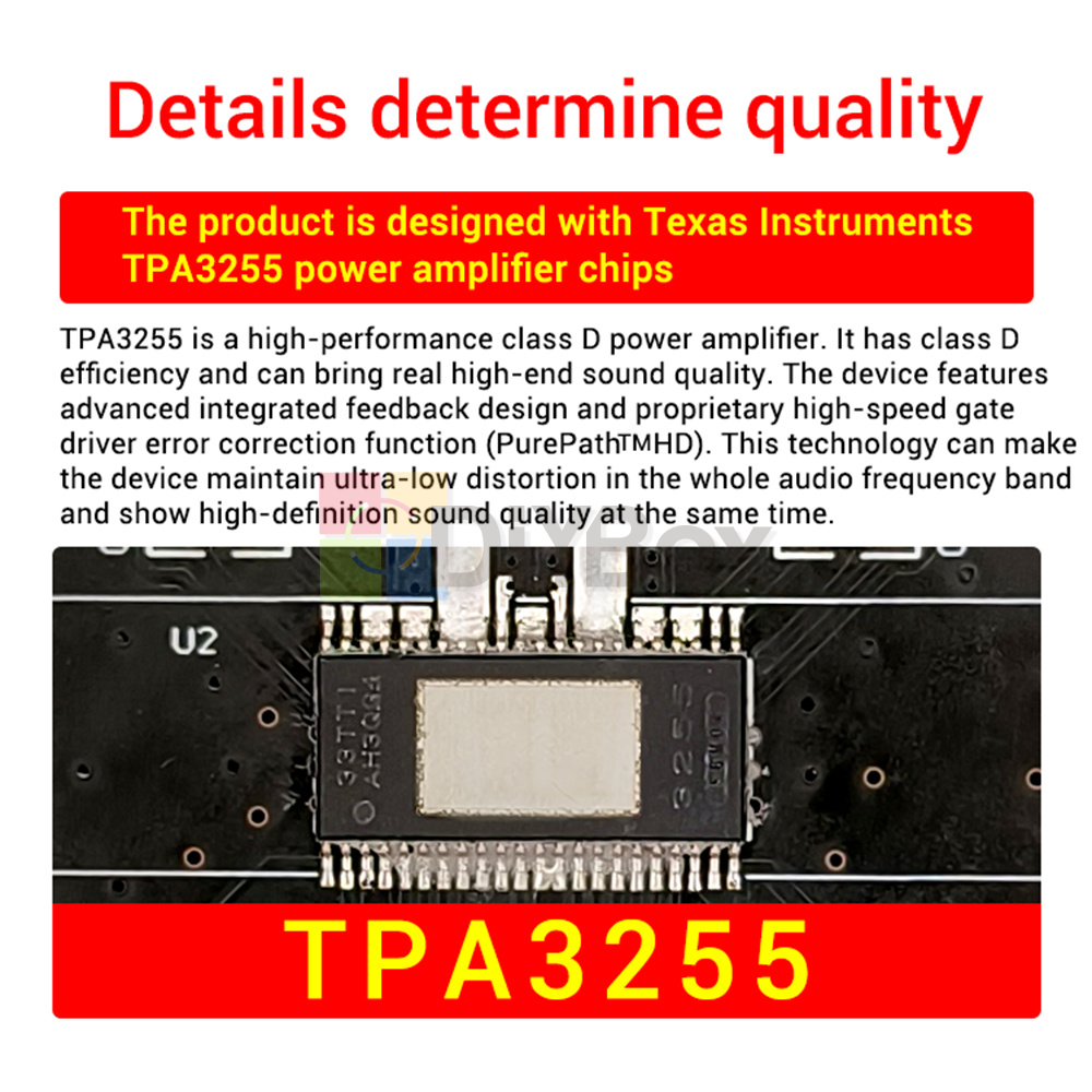 ZK-3002T Bluetooth Digital Amplifier Board 2.0 Stereo 300W*2 Hi