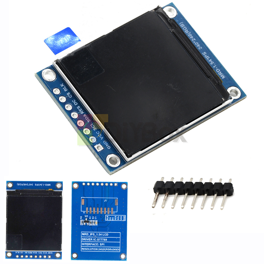 Tft Ips Lcd Display Module 154 Inch 240x240 Spi 28v For Arduino Raspberry Pi Ebay 