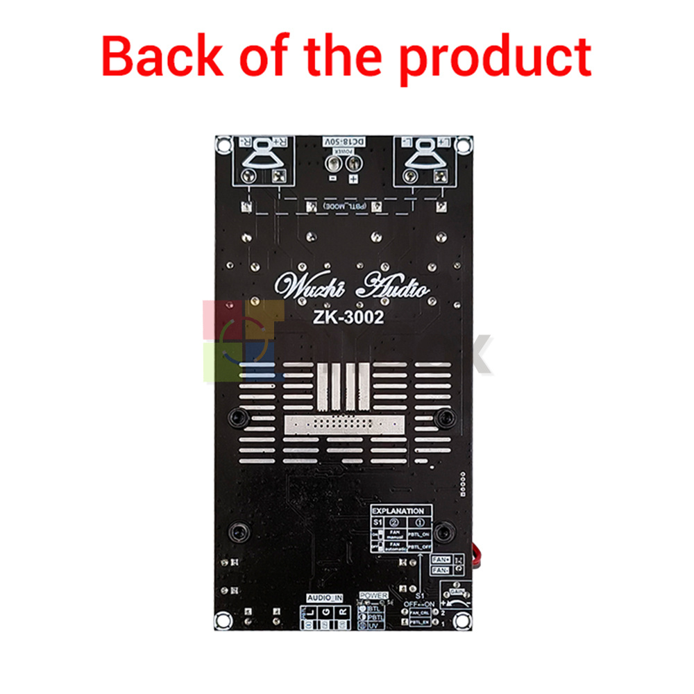ZK-3002 Digital Rear Stage Amplifier Board TPA3255 Stereo Dual