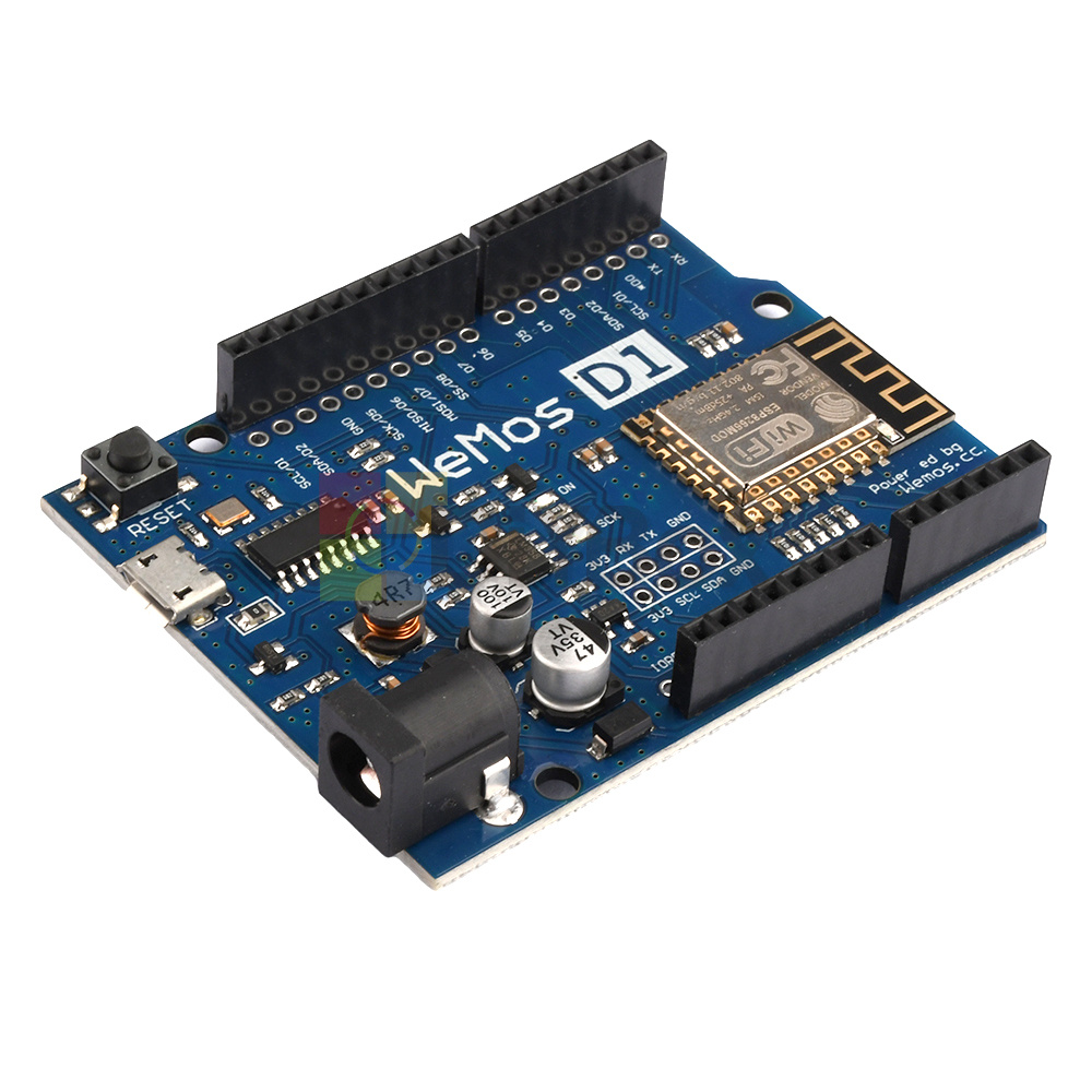 WeMos D1 R2 WiFi UNO based ESP8266 For Arduino IDE Nodemcu Compatible  3.3V.USB