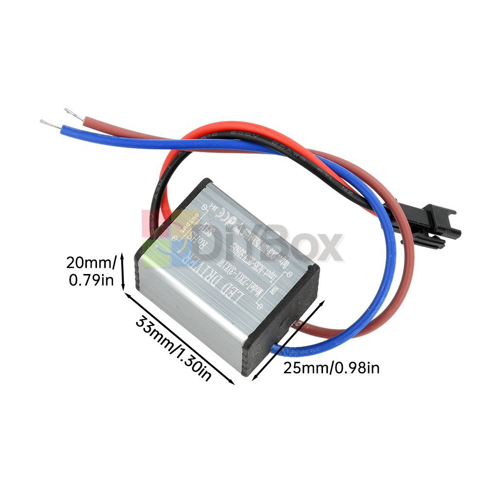 LED Driver Power Supply Waterproof For LED Panel Floodlight 1W-24W