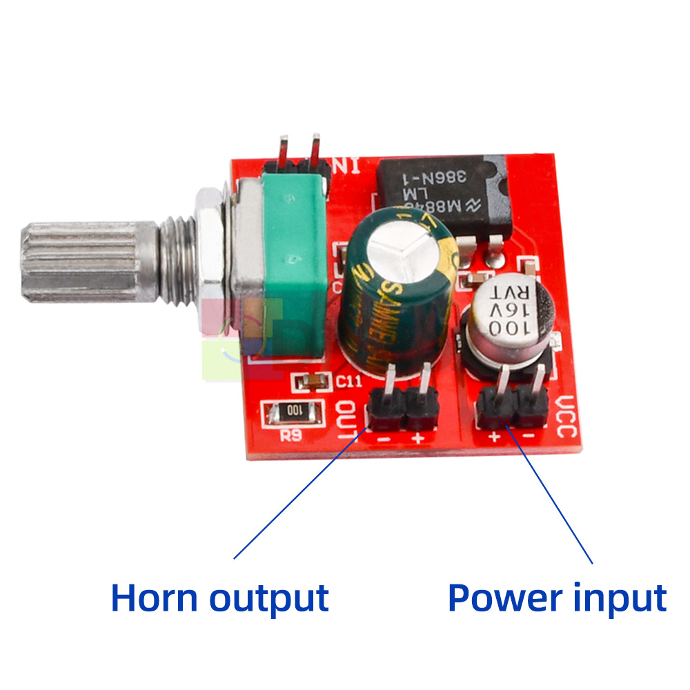LM386 - Mini amplificatore per altoparlante, 3 V-12 V, 0,5 W LM386 - Mini amplificatore per altoparlante, 3 V-12 V, 0,5 W