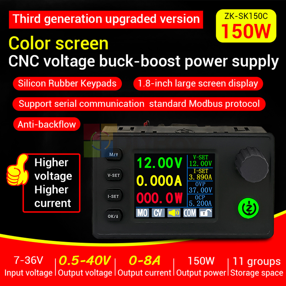 SK150C CNC Buck-Boost DC Adjustable Voltage Regulator Power Supply