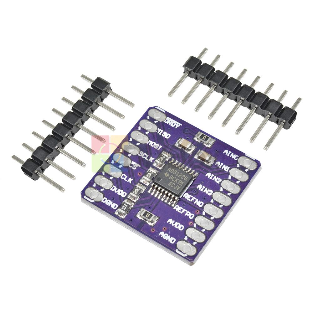 ADS1220 Low-power 24-bit Analog to Digital Converter ADC SPI I2C/IIC ...