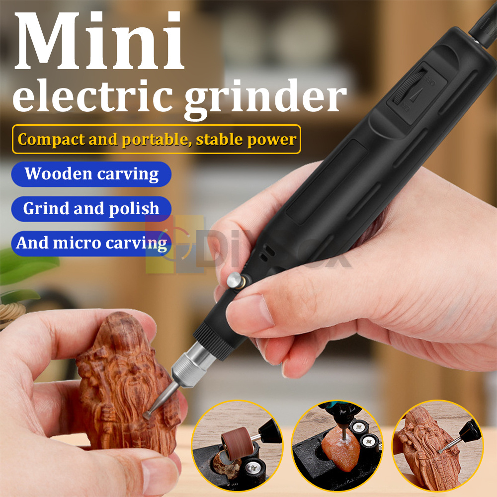 Mini Electric Grinder Polishing Carving Tools Handheld Home Drill