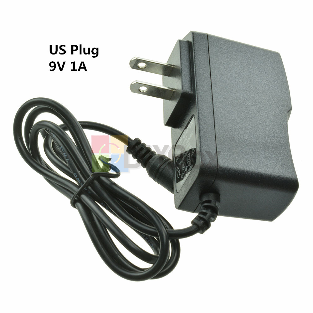 AC100-240V to DC9V 1A1000mA Switching Power Supply Converter Adapter US Plug Top 