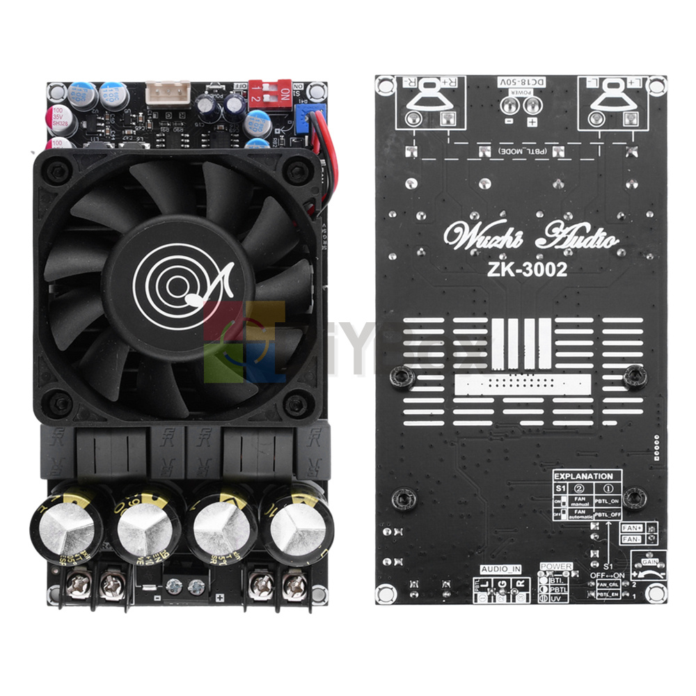 ZK-3002 Digital Rear Stage Amplifier Board TPA3255 Stereo Dual