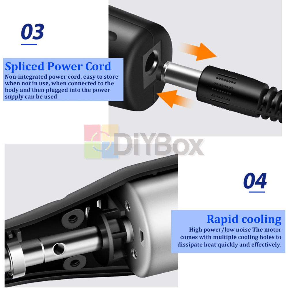 Mini Electric Grinder Polishing Carving Tools Handheld Home Drill