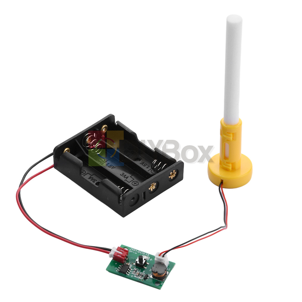 Kit Modulo Umidificatore Fai-da-te: Nebulizzatore Ultrasuoni 4.5V DC Con Scatola Batterie AA
