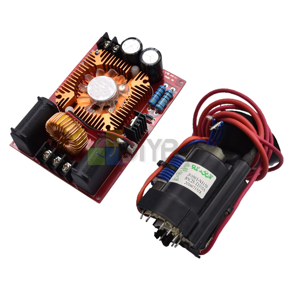 ZVS Coil Treiberplatine – Flyback & Marx Generator, 12-36V, Inkl. Zündspule ZVS Coil Treiberplatine – Flyback & Marx Generator, 12-36V, Inkl. Zündspule