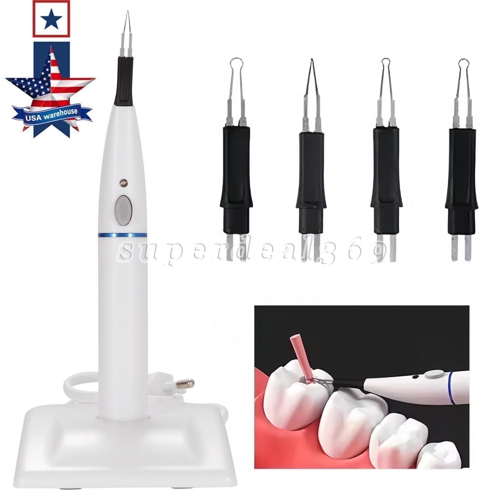 Dental Wireless Obturation System Endo Heated Pen/Gutta Percha Cutter with Tips
