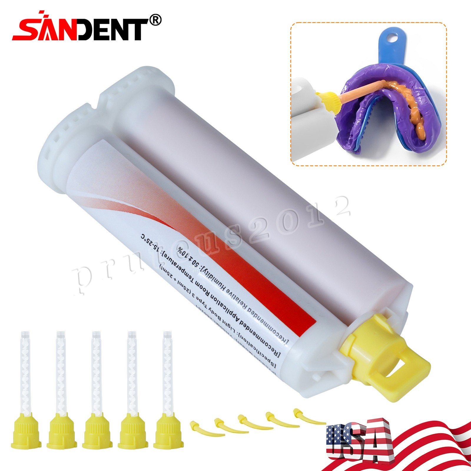 LIGHT BODY FAST SET VPS PVS Dental Impression Material FAST Set 50ML Cartridges