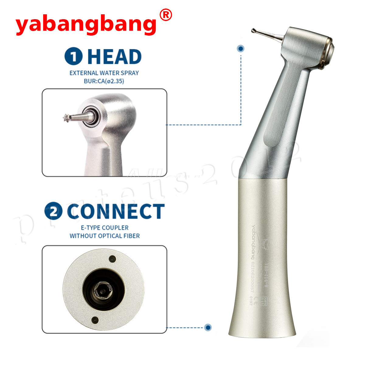 Dental Slow Low Speed Handpiece Straight Contra Angle Air Motor Hygiene Prophy