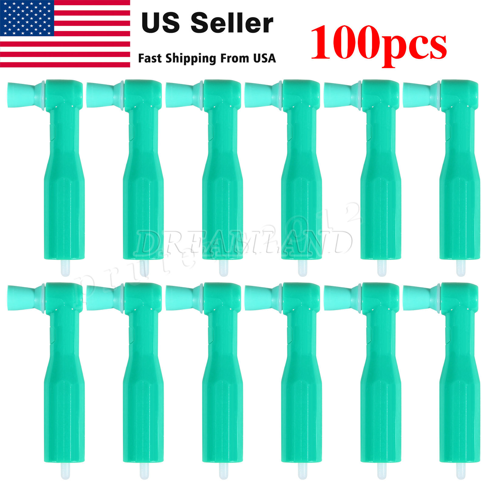 100 500/pk Copas desechables de ángulo de profilaxis dental Taza Suave y Firme