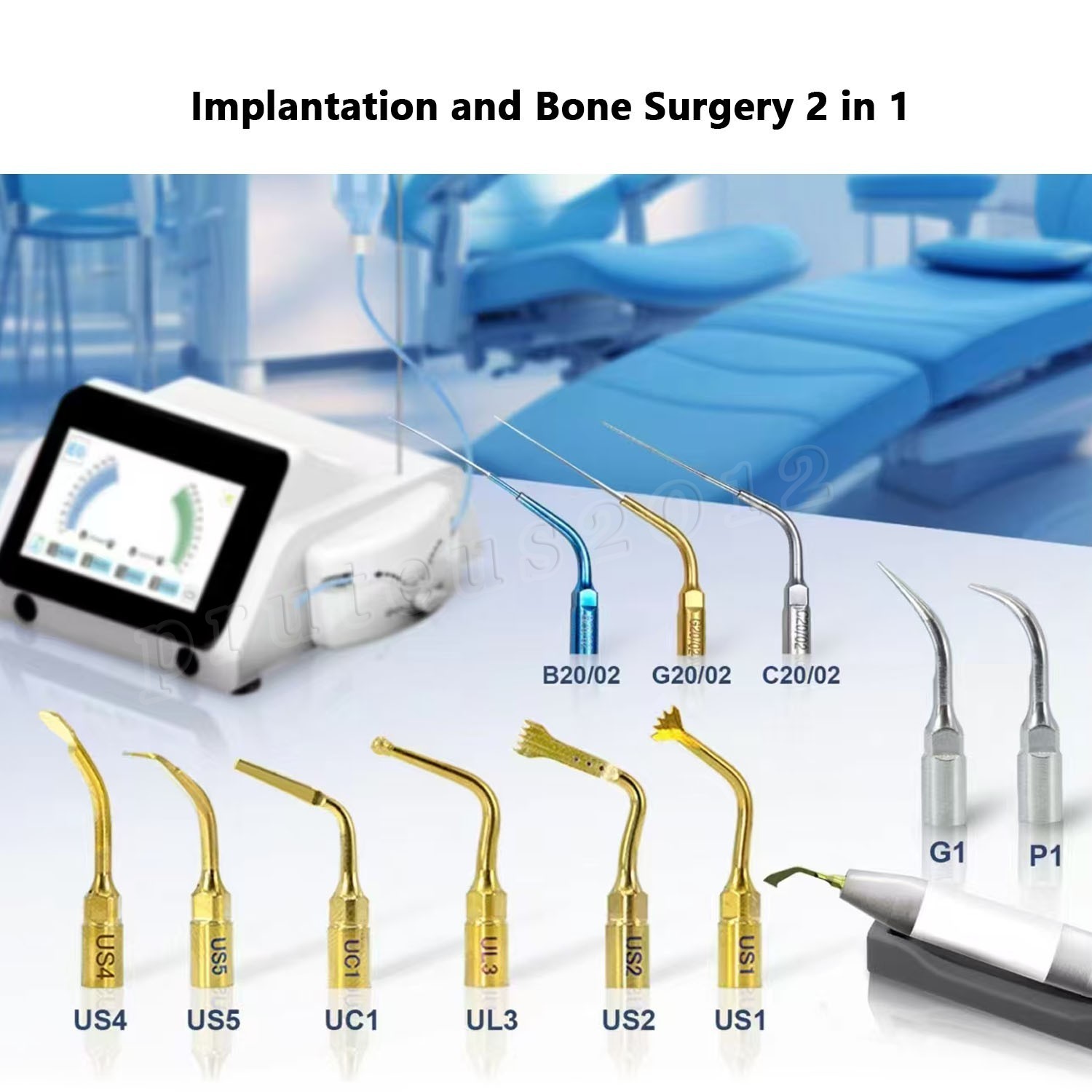Dental Piezo Surgery & Implant Motor Device 2IN1 Surgical Bone Cutter ...